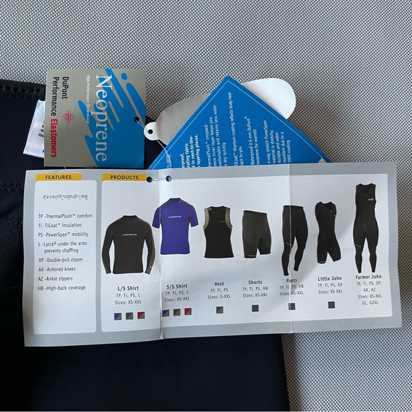 NRS HydroSkin G2 WetSuit Titanium Neoprene Shorts NWT Men’s Size Medium - Picture 5 of 10